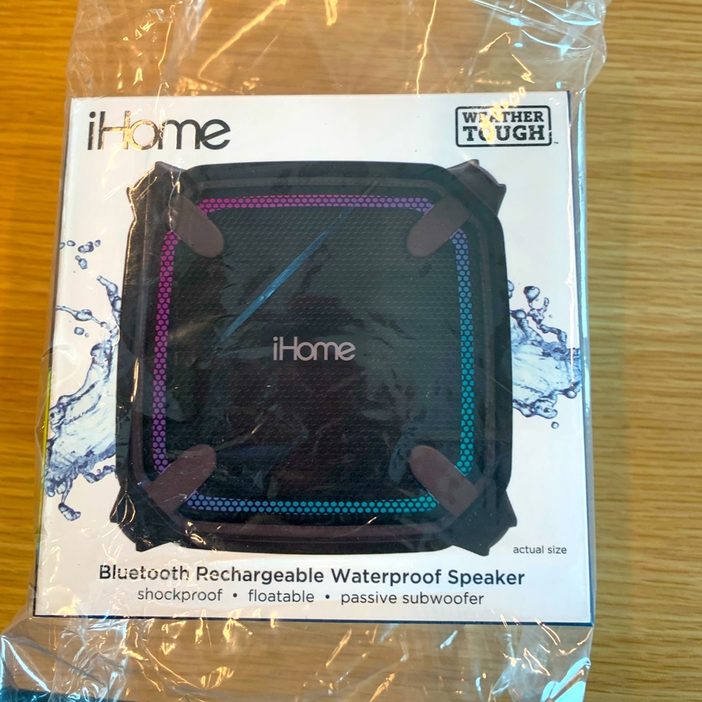 iHome weather proof Bluetooth portable speaker